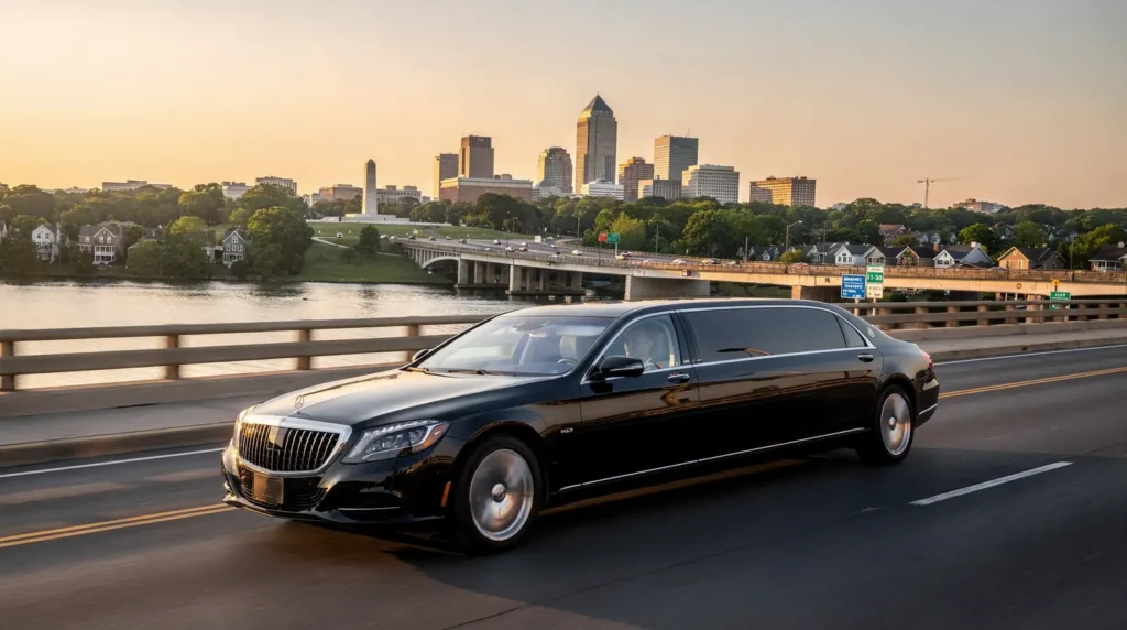 DMV-area limousine coverage extends across a wide geographic footprint, from Annapolis to Fairfax to Waldorf